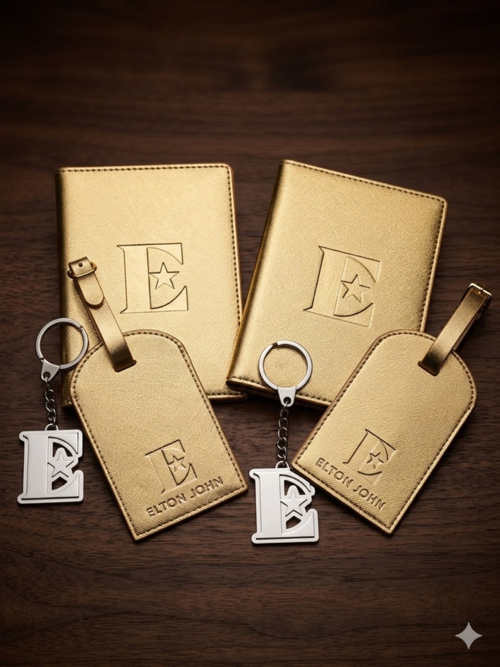Elton John Limited Edition Gold Travel Set